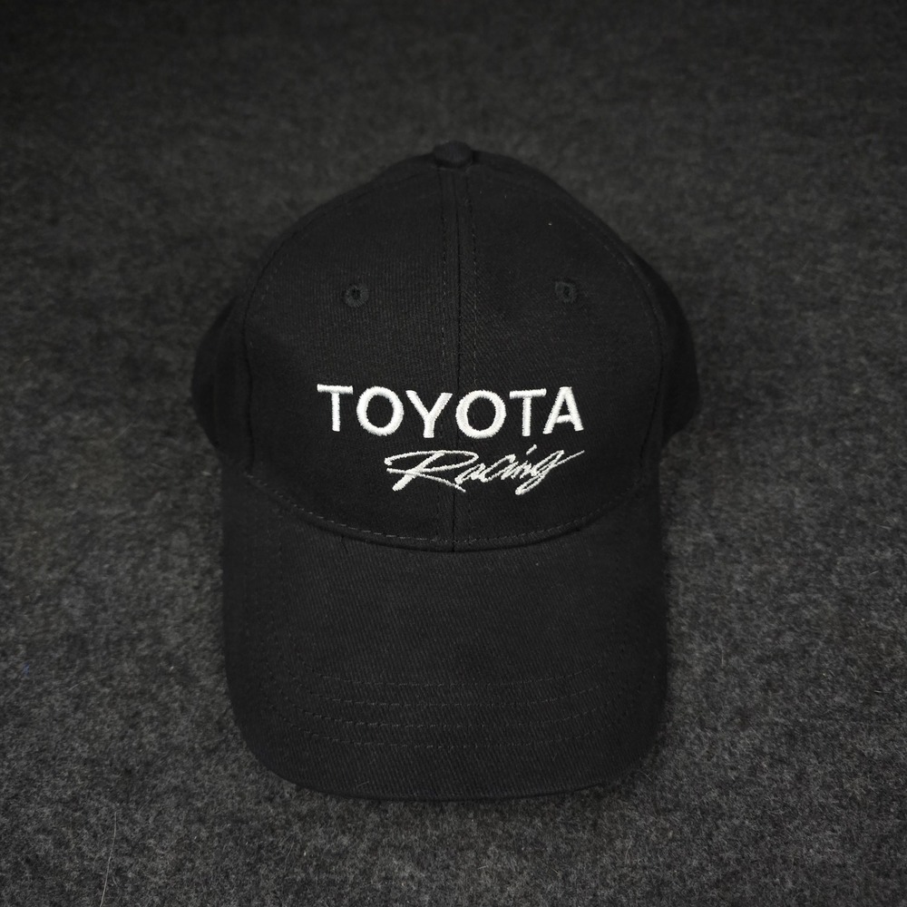 Toyota Racing Black Cotton Adjustable Baseball Hat Cap Motorsport Adjustable